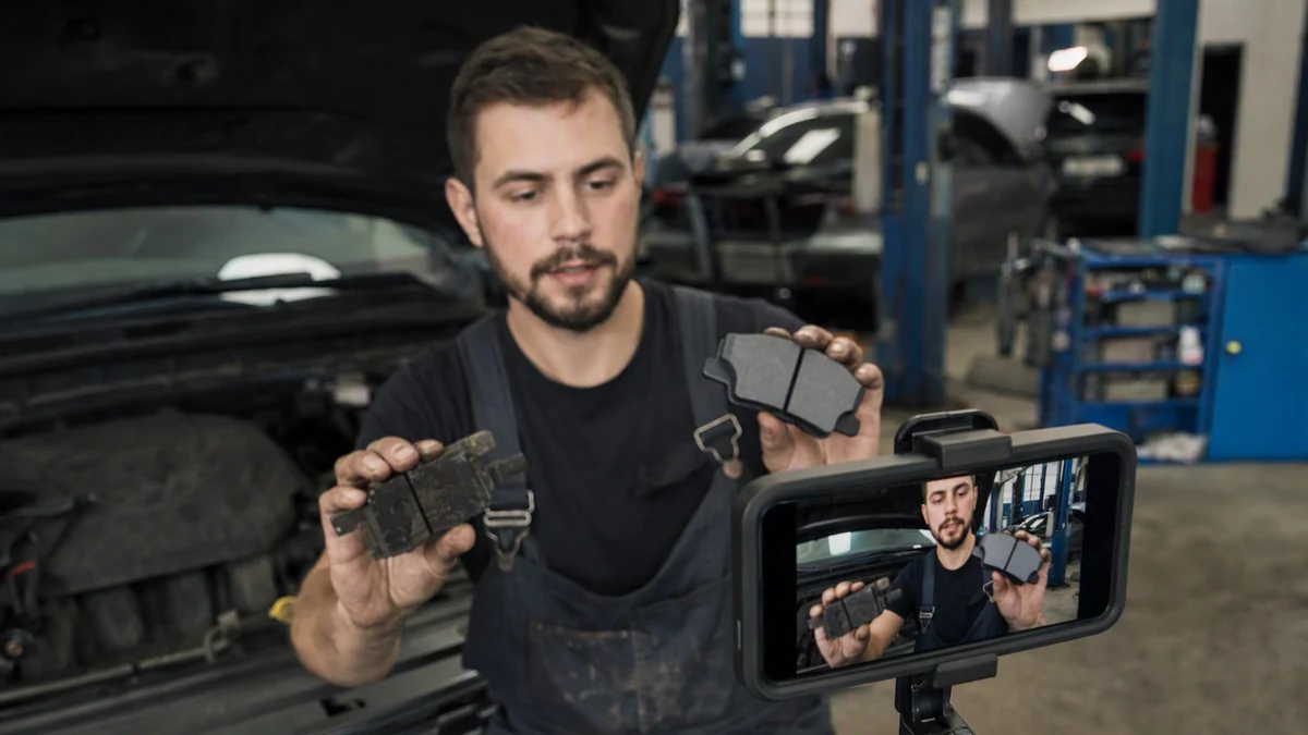 Reels de oficina não precisa de produção — precisa do carro de verdade, do problema de verdade